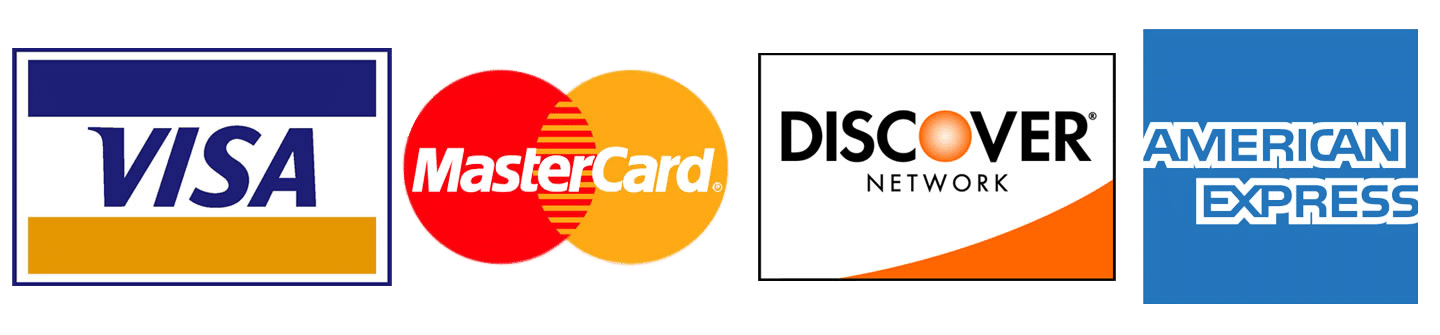 All major credit cards accepted